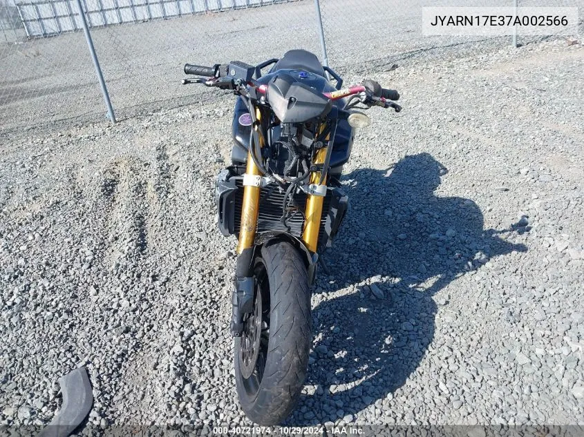 2007 Yamaha Fz1 S VIN: JYARN17E37A002566 Lot: 40721974