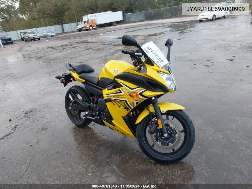 2009 Yamaha Fz6 R VIN: JYARJ18E69A000999 Lot: 40761349