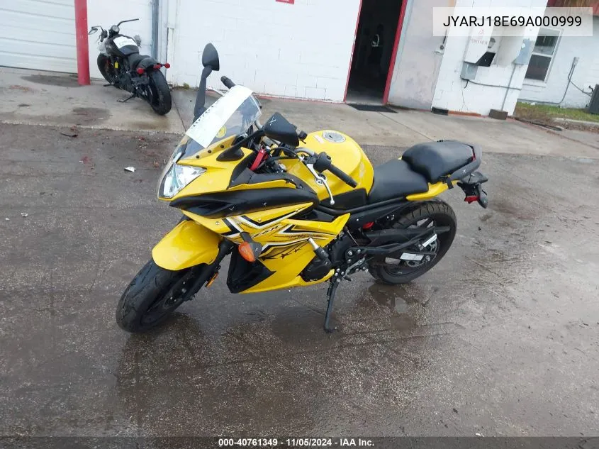 2009 Yamaha Fz6 R VIN: JYARJ18E69A000999 Lot: 40761349