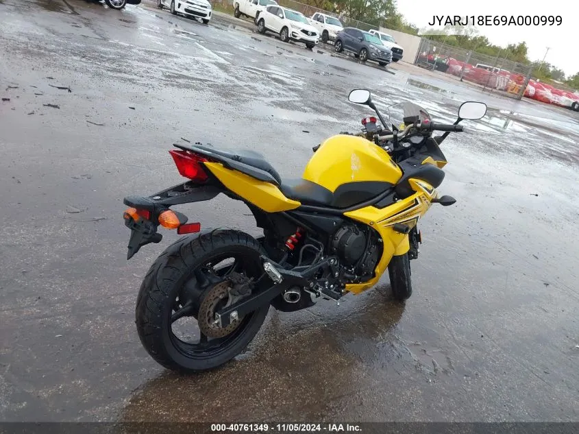 2009 Yamaha Fz6 R VIN: JYARJ18E69A000999 Lot: 40761349