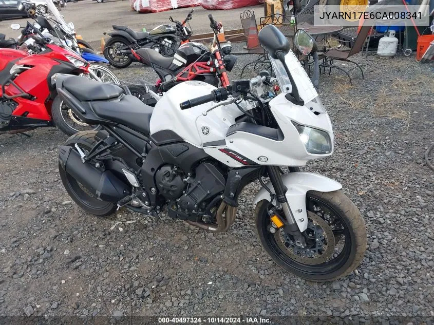 2012 Yamaha Fz1 S VIN: JYARN17E6CA008341 Lot: 40497324