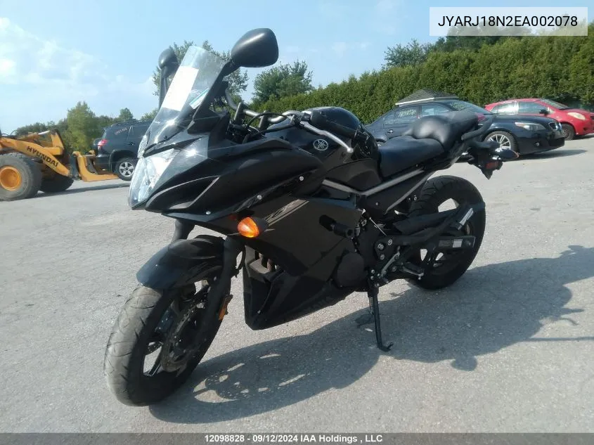 JYARJ18N2EA002078 2014 Yamaha Fz6 R