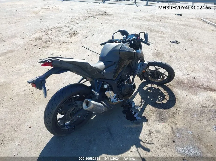 2020 Yamaha Mt-03 VIN: MH3RH20Y4LK002166 Lot: 40582198