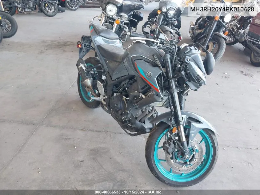 2023 Yamaha Mt-03 VIN: MH3RH20Y4PK010628 Lot: 40566533