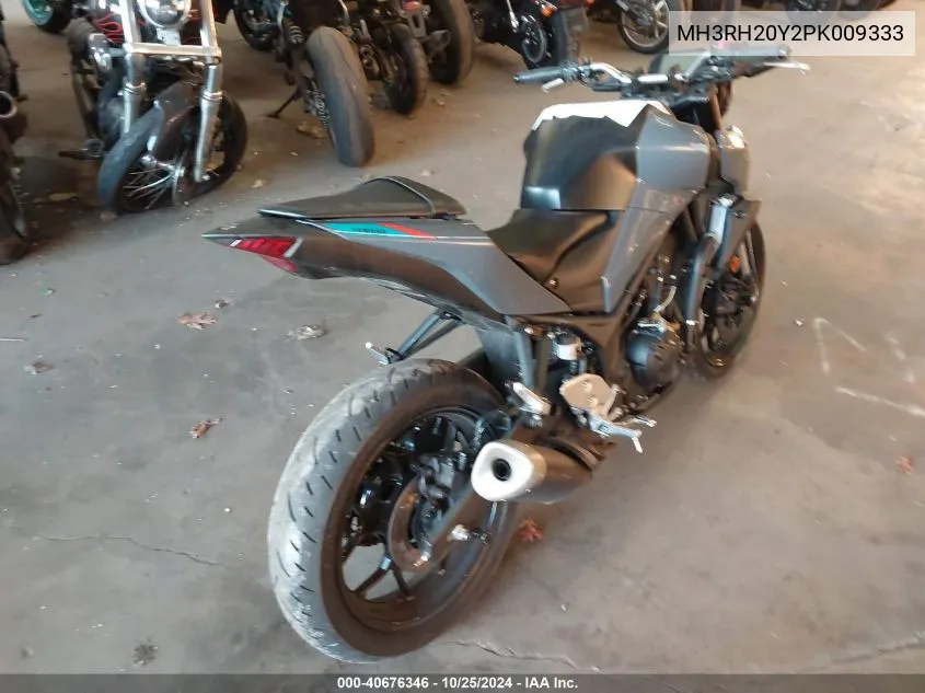 2023 Yamaha Mt-03 VIN: MH3RH20Y2PK009333 Lot: 40676346