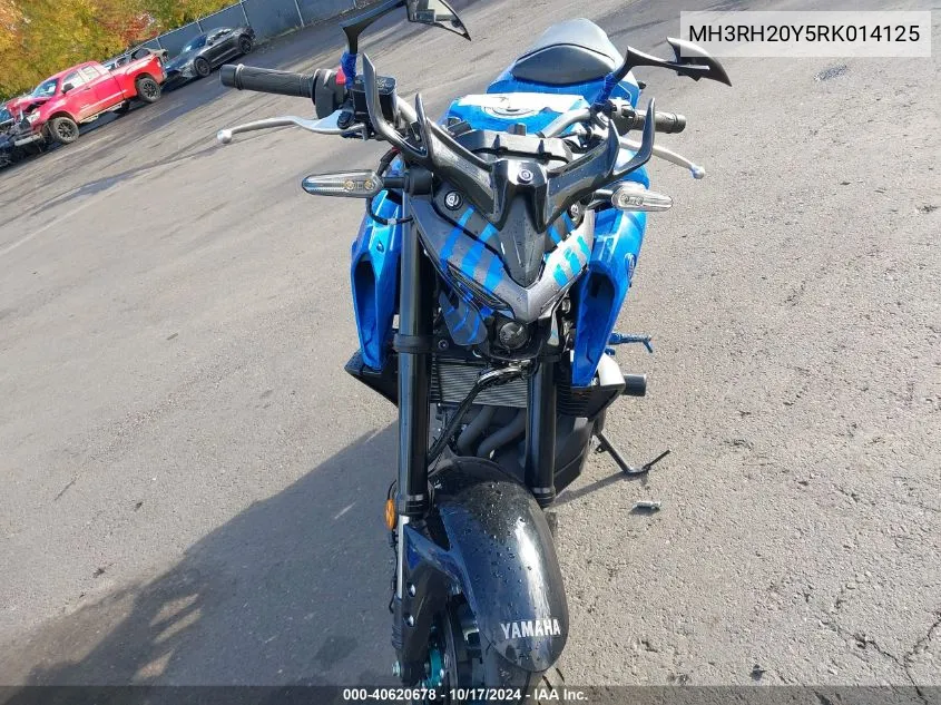 2024 Yamaha Mt-03 VIN: MH3RH20Y5RK014125 Lot: 40620678