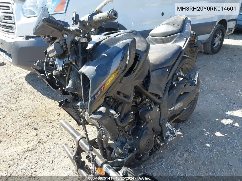 2024 Yamaha Mt-03 VIN: MH3RH20Y0RK014601 Lot: 40675141