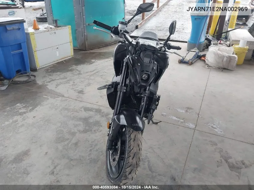 2022 Yamaha Mt09 VIN: JYARN71E2NA002969 Lot: 40593084