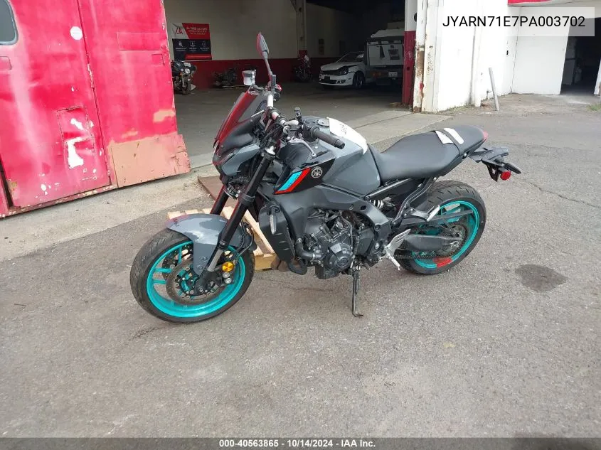 2023 Yamaha Mt09 VIN: JYARN71E7PA003702 Lot: 40563865