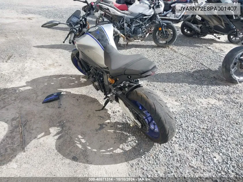 2023 Yamaha Mt09 D VIN: JYARN72E8PA001407 Lot: 40571314