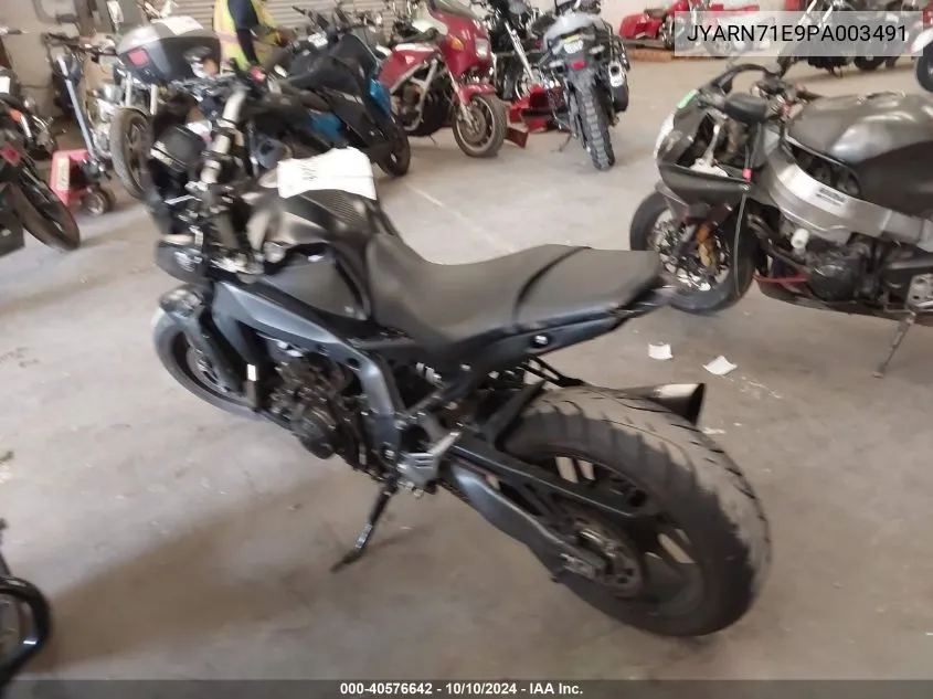 2023 Yamaha Mt09 VIN: JYARN71E9PA003491 Lot: 40576642