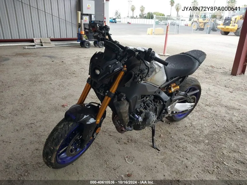 2023 Yamaha Mt09 Dc VIN: JYARN72Y8PA000641 Lot: 40610536