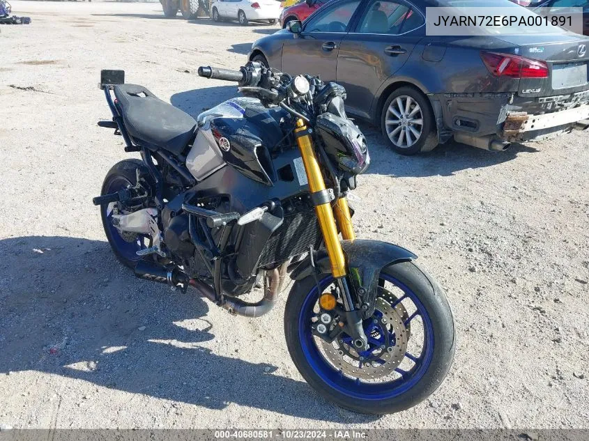 2023 Yamaha Mt09 D VIN: JYARN72E6PA001891 Lot: 40680581