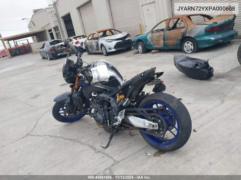 2023 Yamaha Mt09 Dc VIN: JYARN72YXPA000608 Lot: 40861606