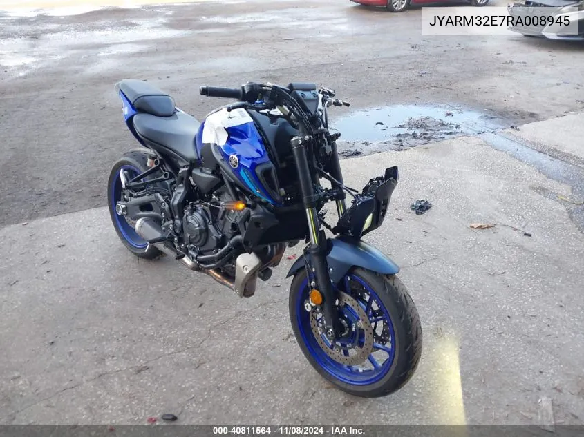 JYARM32E7RA008945 2024 Yamaha Mt07