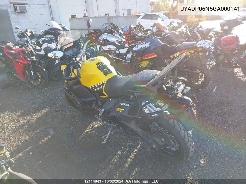 2016 Yamaha Xt1200Z VIN: JYADP06N5GA000141 Lot: 12114843