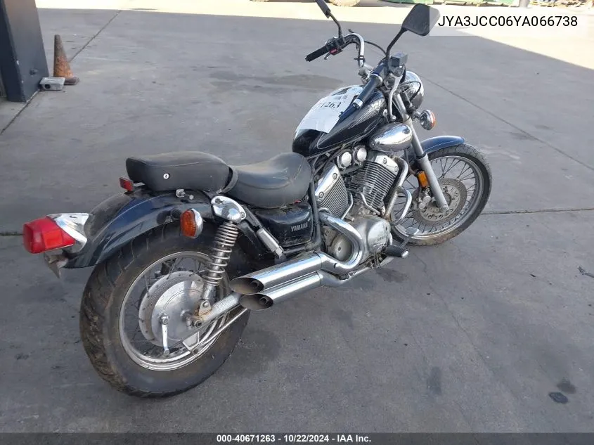 2000 Yamaha Xv535 VIN: JYA3JCC06YA066738 Lot: 40671263