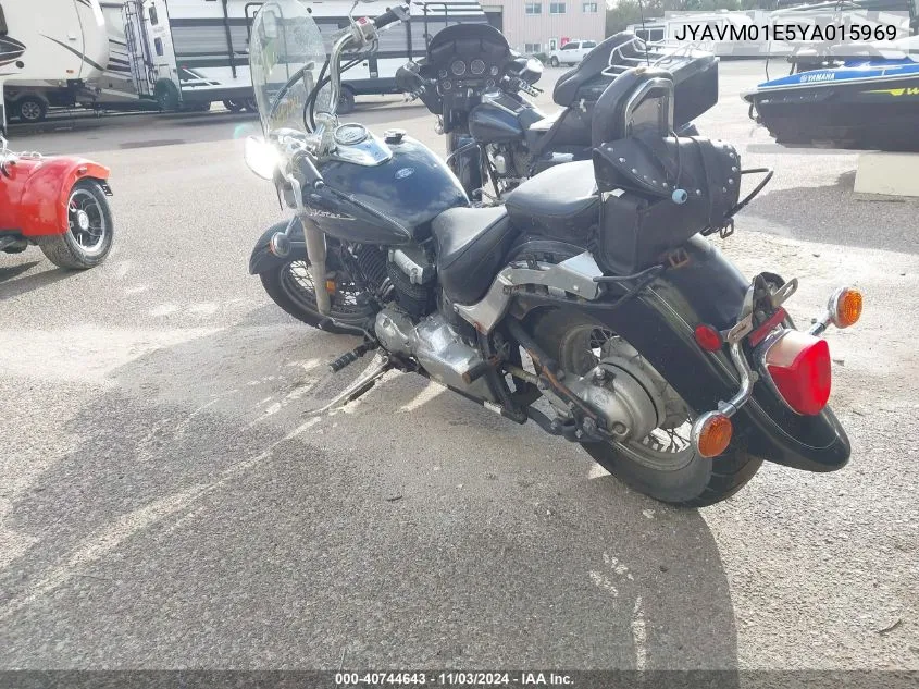 2000 Yamaha Xvs65 A VIN: JYAVM01E5YA015969 Lot: 40744643