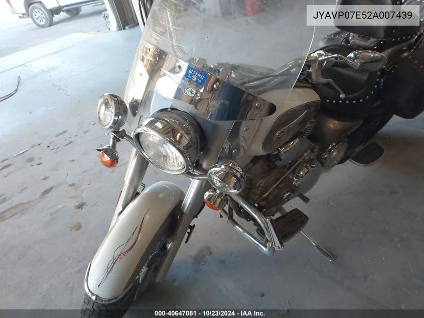 2002 Yamaha Xv1600 At VIN: JYAVP07E52A007439 Lot: 40647081