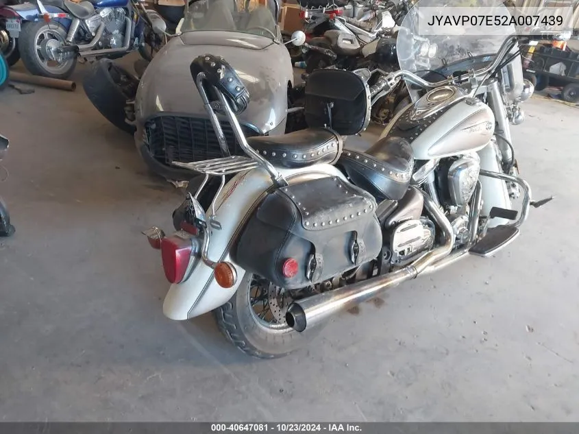 2002 Yamaha Xv1600 At VIN: JYAVP07E52A007439 Lot: 40647081