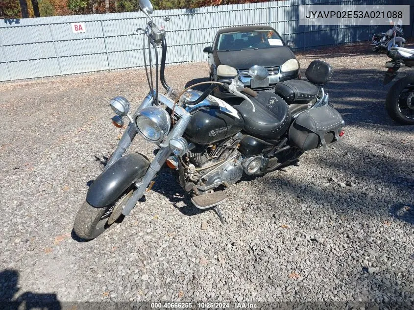 2003 Yamaha Xv1600 As VIN: JYAVP02E53A021088 Lot: 40666255