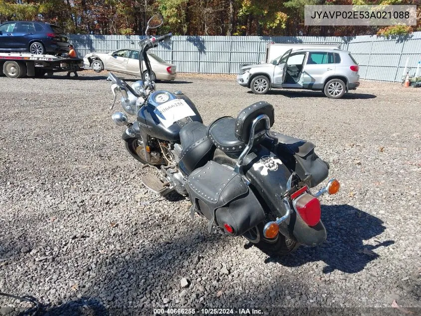 2003 Yamaha Xv1600 As VIN: JYAVP02E53A021088 Lot: 40666255