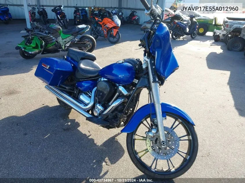 2005 Yamaha Xv1700 A VIN: JYAVP17E55A012960 Lot: 40734967