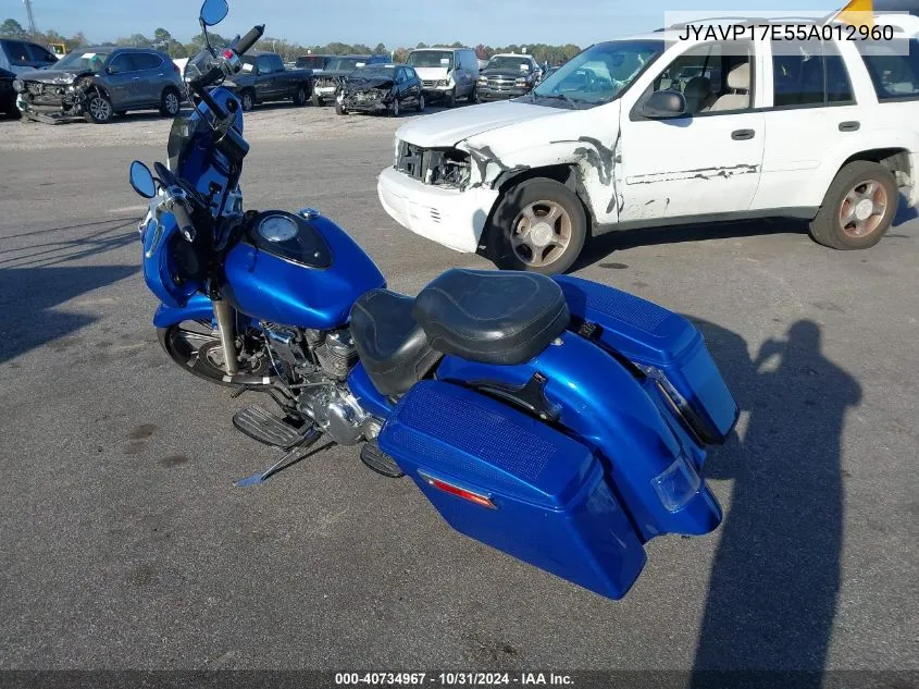 2005 Yamaha Xv1700 A VIN: JYAVP17E55A012960 Lot: 40734967