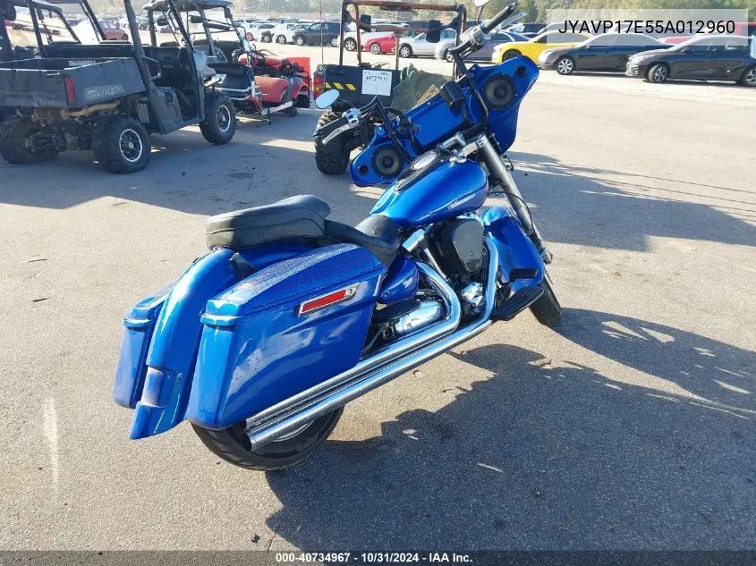 2005 Yamaha Xv1700 A VIN: JYAVP17E55A012960 Lot: 40734967