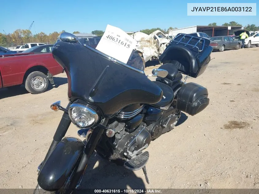 2006 Yamaha Xv1900 A VIN: JYAVP21E86A003122 Lot: 40631615