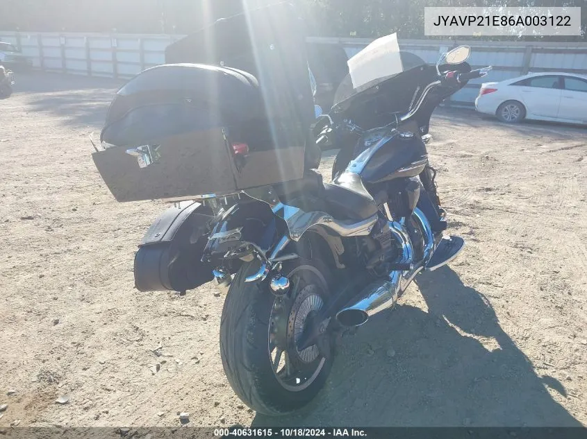 2006 Yamaha Xv1900 A VIN: JYAVP21E86A003122 Lot: 40631615