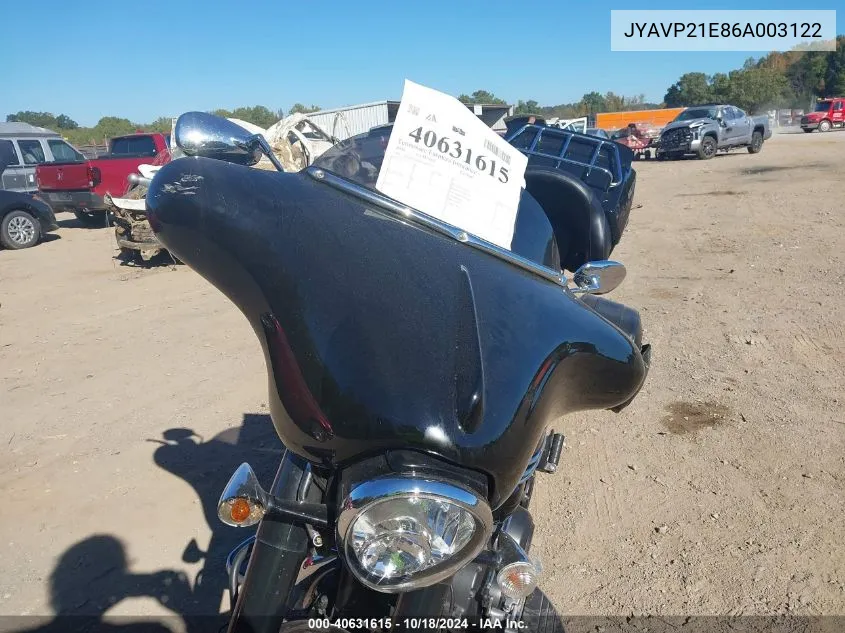 2006 Yamaha Xv1900 A VIN: JYAVP21E86A003122 Lot: 40631615