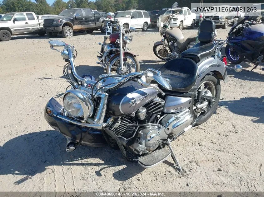 2006 Yamaha Xvs1100 A VIN: JYAVP11E66A081263 Lot: 40650143