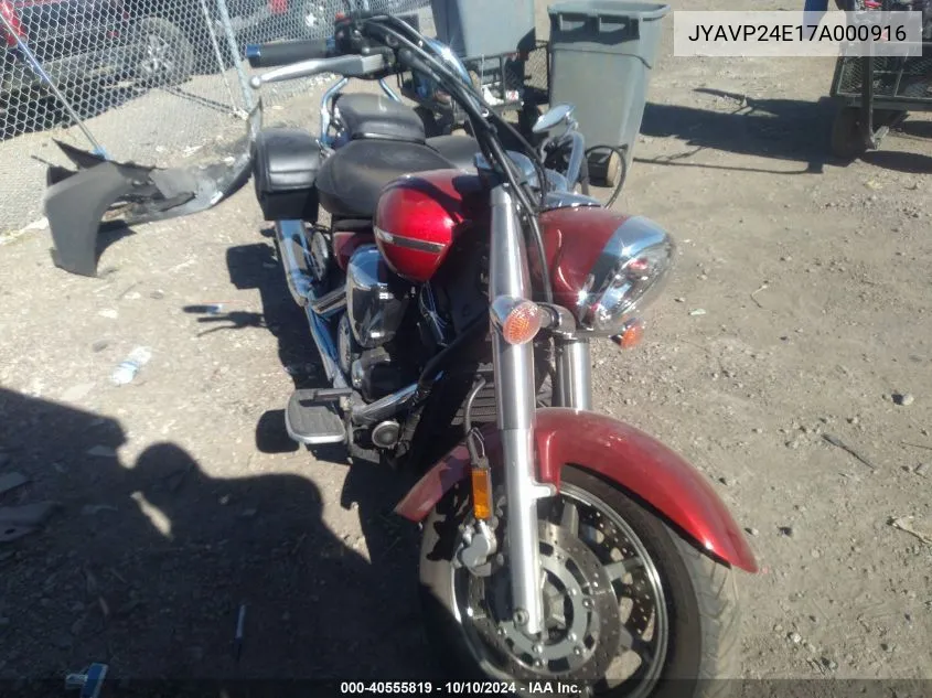 2007 Yamaha Xvs1300 A VIN: JYAVP24E17A000916 Lot: 40555819