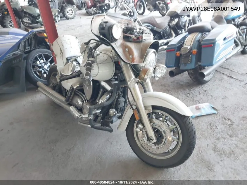 2008 Yamaha Xv1700 A/As/At VIN: JYAVP28E08A001549 Lot: 40584824