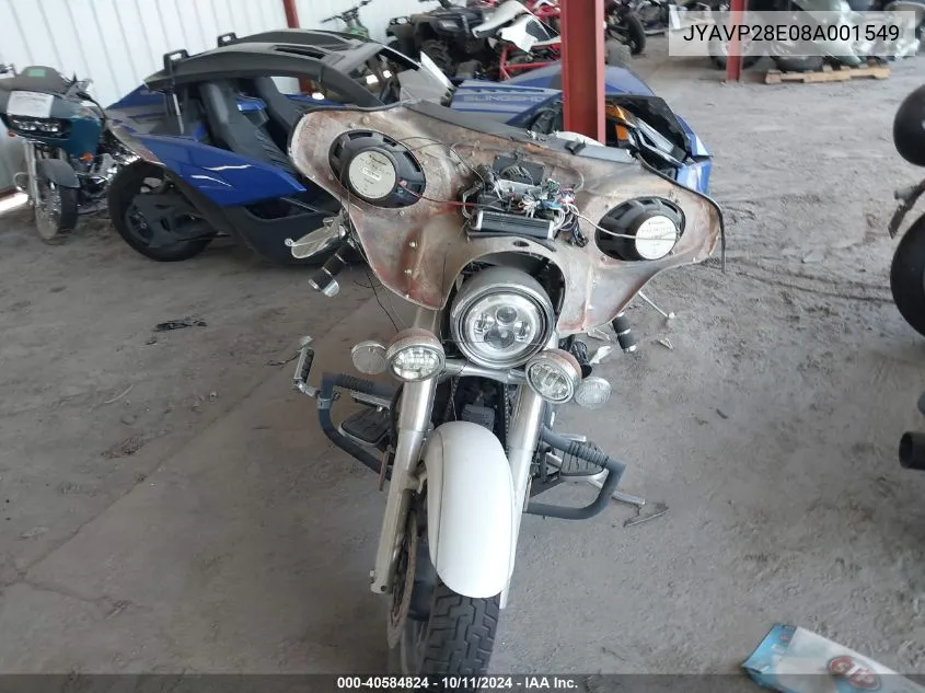 2008 Yamaha Xv1700 A/As/At VIN: JYAVP28E08A001549 Lot: 40584824