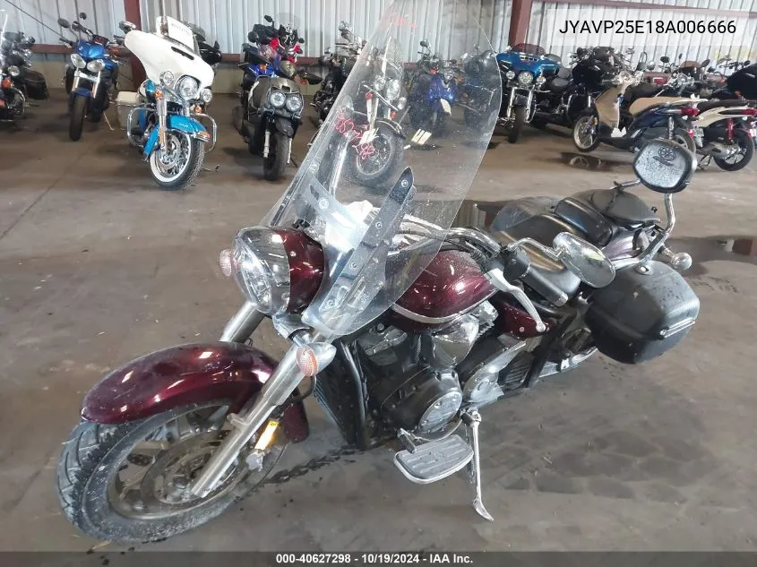 2008 Yamaha Xvs1300 Ct VIN: JYAVP25E18A006666 Lot: 40627298