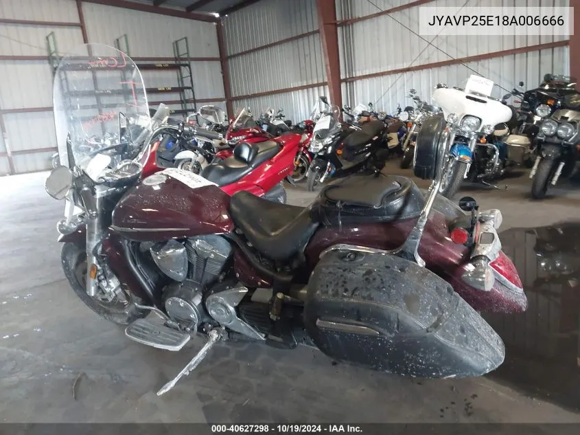 2008 Yamaha Xvs1300 Ct VIN: JYAVP25E18A006666 Lot: 40627298