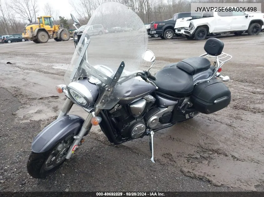 2008 Yamaha Xvs1300 Ct VIN: JYAVP25E68A006498 Lot: 40692229