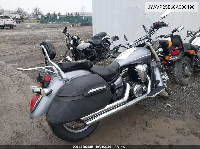 2008 Yamaha Xvs1300 Ct VIN: JYAVP25E68A006498 Lot: 40692229