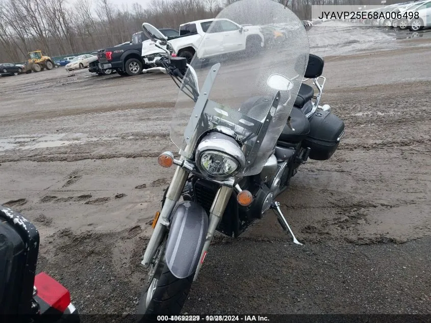 2008 Yamaha Xvs1300 Ct VIN: JYAVP25E68A006498 Lot: 40692229