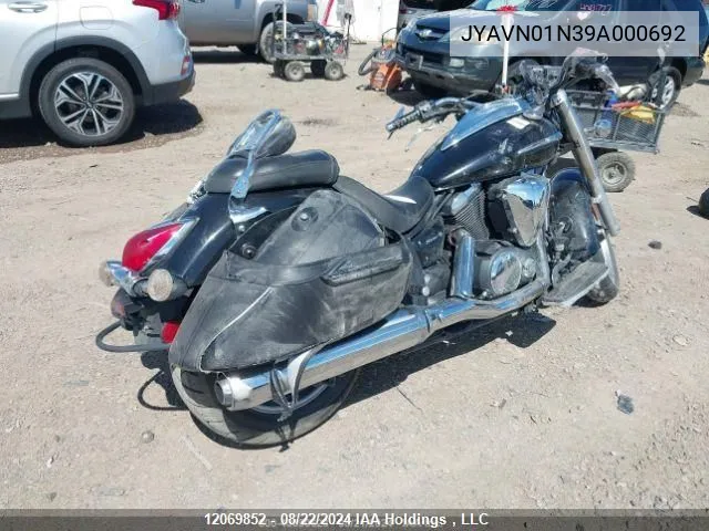 2009 Yamaha Xvs950 A VIN: JYAVN01N39A000692 Lot: 12069852