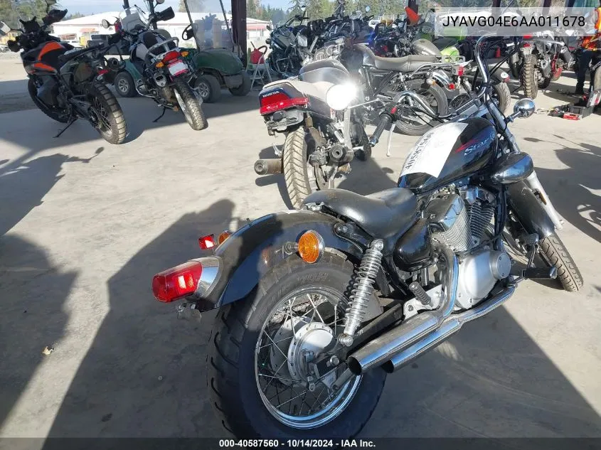 2010 Yamaha Xv250 VIN: JYAVG04E6AA011678 Lot: 40587560