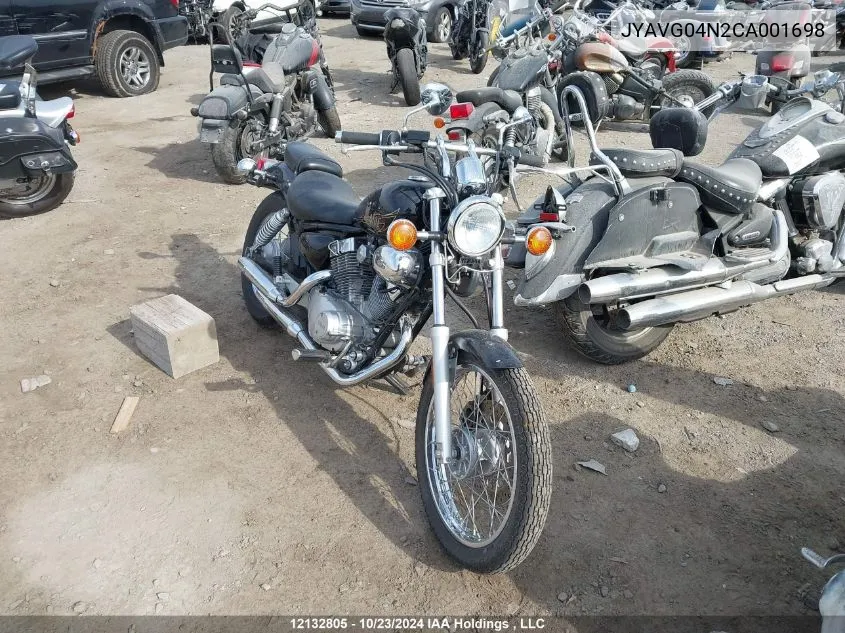 2012 Yamaha Xv250 VIN: JYAVG04N2CA001698 Lot: 12132805