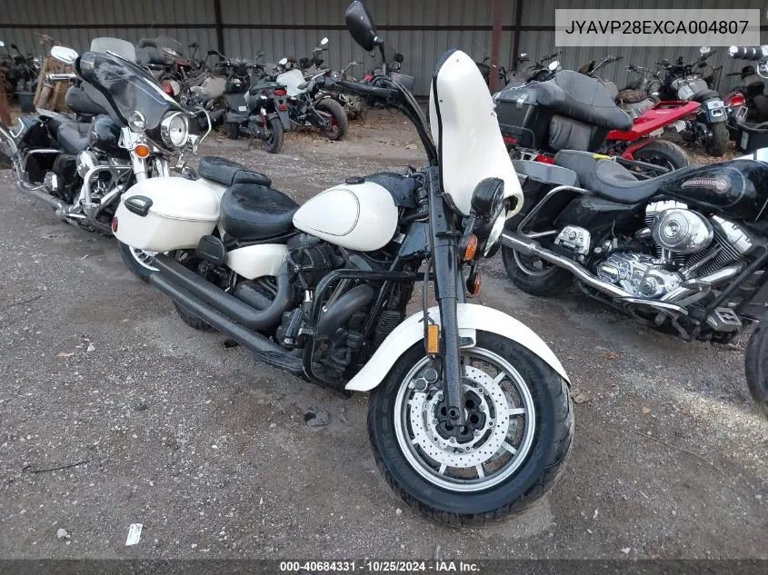 2012 Yamaha Xv1700 As/Ats VIN: JYAVP28EXCA004807 Lot: 40684331