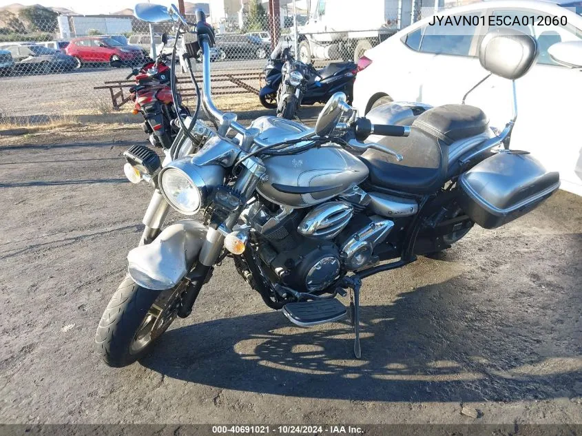 2012 Yamaha Xvs950 A/Ct VIN: JYAVN01E5CA012060 Lot: 40691021