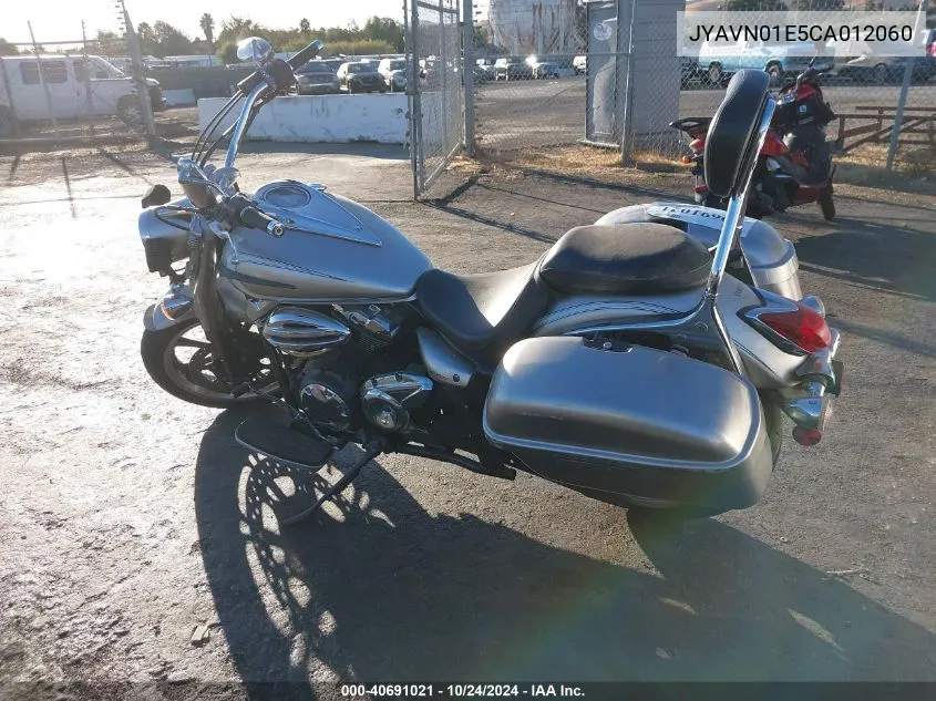 2012 Yamaha Xvs950 A/Ct VIN: JYAVN01E5CA012060 Lot: 40691021