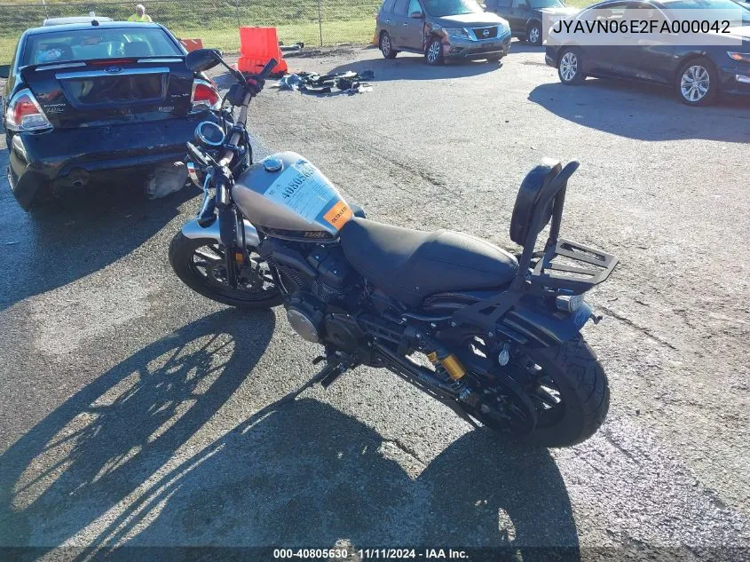 2015 Yamaha Xvs950 Cr VIN: JYAVN06E2FA000042 Lot: 40805630