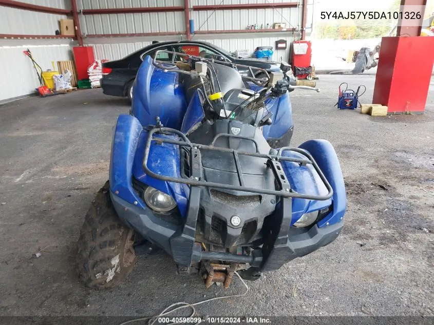 2013 Yamaha Yfm550 Fwad/Se VIN: 5Y4AJ57Y5DA101326 Lot: 40598099