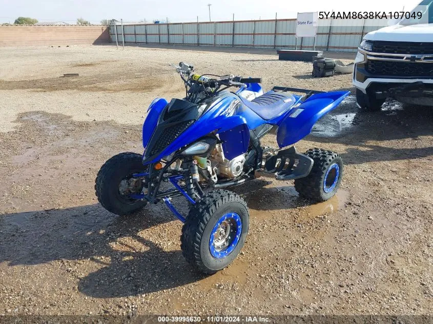 2019 Yamaha Yfm700 R VIN: 5Y4AM8638KA107049 Lot: 39995630